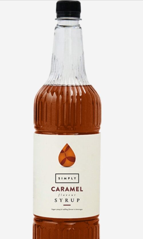 Caramel flavour coffee syrup