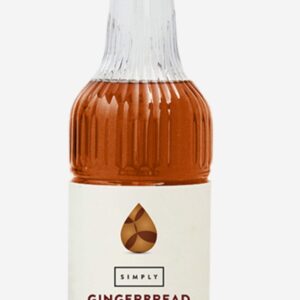 Gingerbread flavour coffee syrup